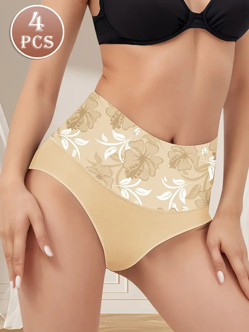 👙Ropa interior transpirable para mujer,💭con control de abdomen, cintura alta.🌺