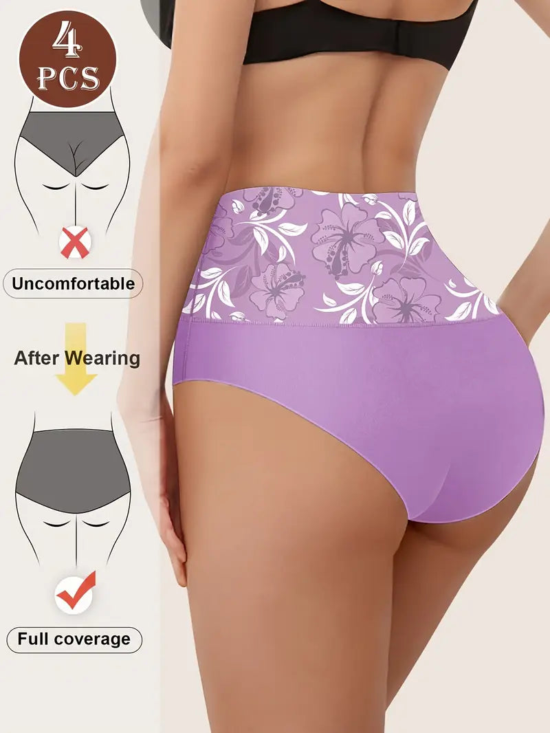 👙Ropa interior transpirable para mujer,💭con control de abdomen, cintura alta.🌺