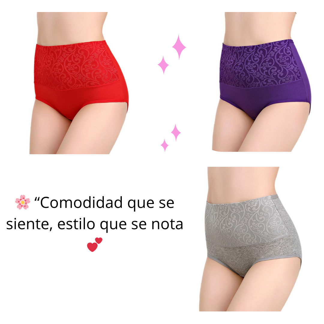 🍁Braguitas de Algodón para Mujer Cintura Alta Reductoras de Abdomen🍁