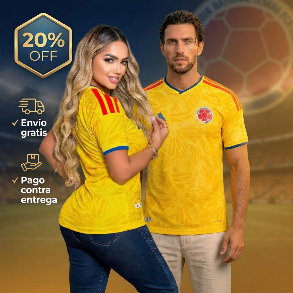 CAMISETA PREMIUM🔥COLOMBIA MUNDIAL 2026🏆